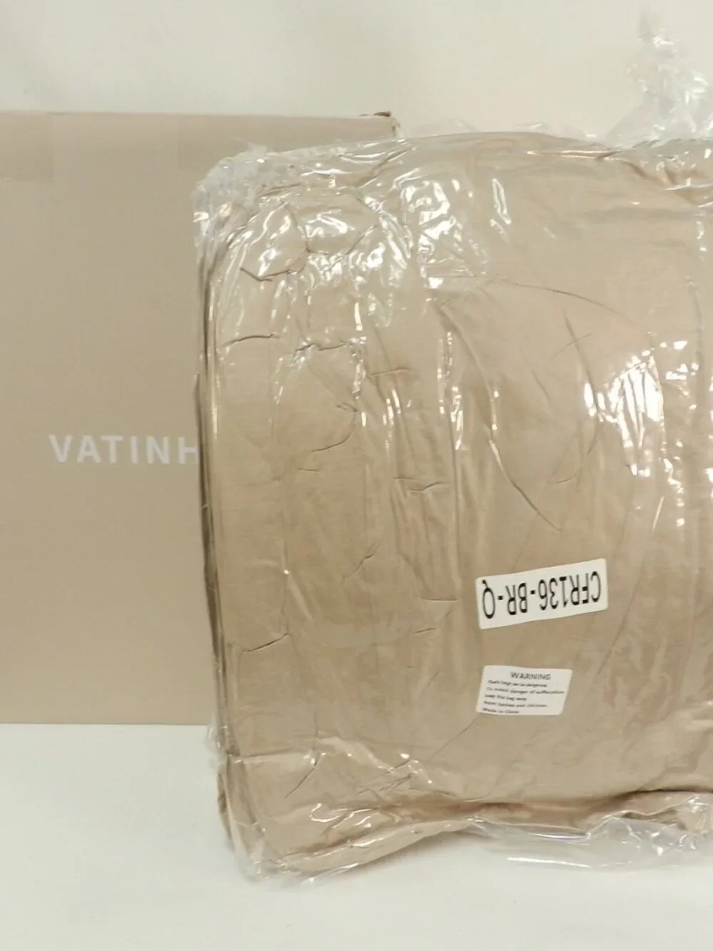 Litanika Queen Comforter Set 3 Pieces Lightweight Solid Bed Set cream NEW NIB